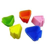 Y&amp;XL&amp;H Tree Shape Muffin Moulds, Cupcake Moulds , 12 Pieces per Set, L 6cm x W 6cm x H 3cm, Random Assorted Color
