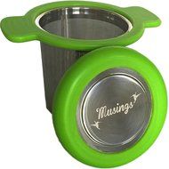 Tea Filter &amp; Infuser For All Loose Tea, BONUS Silicone Liners Add Grip &amp; Stop Burns, Premium Stainless Steel,... N2