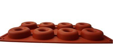Bilipala 2 PCS Nonstick Silicone Donut Pan Pumpkin Cake Molds Muffin Cups Baking Tools N8