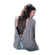 Backless Blouse,Morecome Women Loose Backless Long Sleeve Blouse Casual Vest Tops