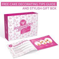 Cake Decorating Kit Includes Nozzle, Tips, Reusable Pastry Bags, Couplers and Cleaning Brush - Baking Tools for... N2