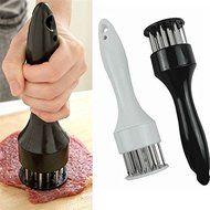 1 pcs rofession Meat Meat Tenderizer Needle With Stainless Steel Kitchen Tools (Black) N5