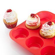 Samuelwrold Silicone Nonstick 12 Cups Muffin Pan/ Cupcake tray/ Cake Baking Mold BPA Free- Easy Clean Dishwasher... N2