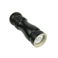 4U-Lucky Manual Home Kitchen Wooden Pepper Spice Pepper Salt Mill Grinder Muller Tool Black