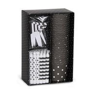 Paper Eskimo Cupcake Kit for Parties, Black Tie