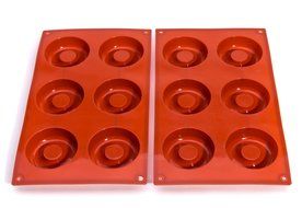 Bekith 6-Cavity Silicone Donut Pan for Donut, Cake, Bread, Cupcake, Cheesecake, Cornbread, Muffin, Brownie, and...