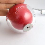 Generic Mini Speaker Built-in Rechargable Lithium Battery Output 3 Watts With Foldable AUX Cable(Red)