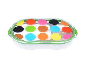 French Bull - Divided Lunch Container - Pack and Snack - Bento Lunch Box - Multidot N3