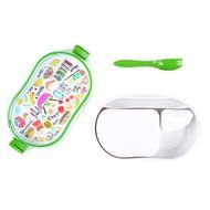 French Bull - Divided Lunch Container - Pack and Snack - Bento Lunch Box - Multidot N5