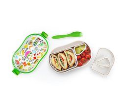 French Bull - Divided Lunch Container - Pack and Snack - Bento Lunch Box - Multidot N6