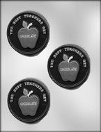 CK Products 3-Inch "The Best Teachers Get Chocolate" Chocolate Mold