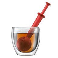 Bodum Bistro Spring Loaded Tea Egg in Red