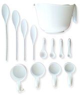 Measuring Cups - Measuring Spoons - Mixing Bowl - Mixing Spoons - 13 Piece Set N2