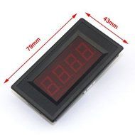 RioRand 0.5" 0-20.0mA Milliamp Meter Panel Amperemeter Red LED Tester Electrical Current Measure N2