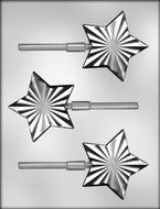CK Products 3-1/8-Inch Radiant Star Chocolate Mold