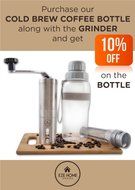 Most Consistent Hand Coffee Grinder &amp; Coffee Press - Ceramic Burr Manual Coffee Grinder fits in Aeropress N5