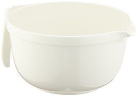 Superline Mixing Bowl with Handle, White, 136 Fl.oz. N2