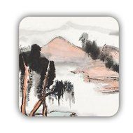 Generic Beautiful Mdf Material Have With Asian Chinese Painting 1 Cup Coaster N6