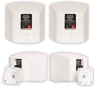 Acoustic Audio AA321W Mountable Indoor Speakers 4000 Watts White Bookshelf 10 Pair Pack AA321W-10Pr N3