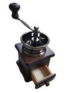 Premium Adorable Manual Hand Coffee Bean Grinder of Solid Beech Wood Body and Heavy Duty Steel Adjustable for... N5