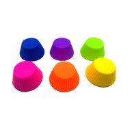 HotSees Silicone Baking Cups for Сupcakes, Muffins and Chocolate Molds - Set of 12 Non Stick Cupcake Liners Available... N3