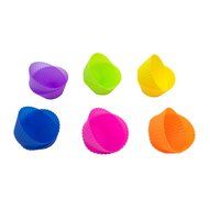 HotSees Silicone Baking Cups for Сupcakes, Muffins and Chocolate Molds - Set of 12 Non Stick Cupcake Liners Available... N4