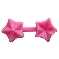 Sher FOUR-C Silicone Mold Flower Cupcake Decor Mold Color Pink