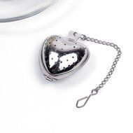 1x Stainless Steel Loose Leaf Tea Strainer Herbal Infuser Spice Strainer Mesh Filter Ball with Handle or Hook... N11