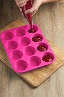 12 Cup, Non Stick, Premium Silicone Muffin Mold &amp; Cupcake Pan/Silicone Baking Molds/Baking Cups N5