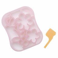 Clover Applique Mold, Rose Design N6