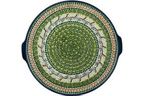Polish Pottery Pizza Plate 17-inch