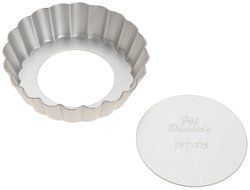 Fat Daddio's 3 3/4-Inch Removable Bottom Mini Tart Pan N2