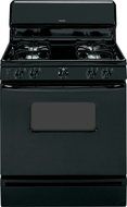 Hotpoint RGB526DEHBB 30" Black Gas Sealed Burner Range