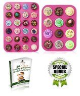 Muffin Pans - Cupcake Pan - Muffin Tin - Cupcake Tin - Silicone Mold Baking Pans - Large Muffin Top Pan 12 cups... N7