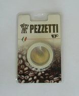 3 Rubber Seal/Rings+Filter -Replacement- Sizes 1,2,3,6,9,14 Cup Espresso coffee Maker Pot (2 Cup) N3