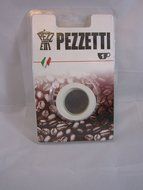 3 Rubber Seal/Rings+Filter -Replacement- Sizes 1,2,3,6,9,14 Cup Espresso coffee Maker Pot (2 Cup) N4