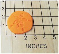 Sand dollar Shaped Fondant Cookie Cutter and Stamp #1147