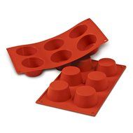 Silikomart Muffin Cake Mould, Terracotta, 69mm N2