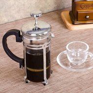 350 ML/12 Oz Portable Durable French Press Coffee Maker with Sleek Stainless Plunger, Heat-resistant Glass & Plastic... N3