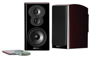 Polk Audio LSiM 703 MM Bookshelf Loudspeaker (Midnight Mahogany)(1 speaker) N2
