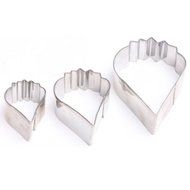 Ubaker Cake Decorating Gumpaste Flowers Set of 3 Poppy Petal Cutter Kit for Cake Cupcake Topper Decoration Stainless... N2