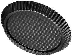 Zenker 6522 Pie Pan, Black/Metallic, 11.81"