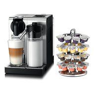 DeLonghi Nespresso Lattissima Pro Stainless Steel Capsule Espresso and Cappuccino Machine with Bonus 40 Capsule...