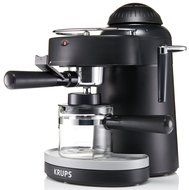 KRUPS XP1000 Steam Espresso Machine with Frothing Nozzle for Cappuccino, Black N4