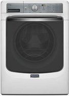 Maytag MHW8100DW Maxima 4.5 Cu. Ft. White Stackable With Steam Cycle Front Load Washer - Energy Star