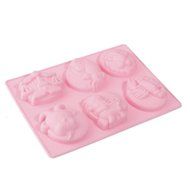 Silicone Christmas 6 Hole Cake/ Ice /Chocolate Mould N3