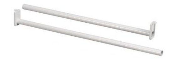 Stanley National S840-306 Manufacturing Sales Co. V7052 72-120 WH Adjustable Closet Rod