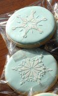 Designer Stencils C277 Crystal Snowflakes Cookie Stencils, Small, Beige/Semi-Transparent N2