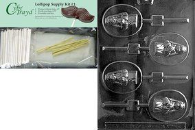 Cybrtrayd R045 Girl Communion Lolly Chocolate Candy Mold with Exclusive Cybrtrayd Copyrighted Chocolate Molding... N7