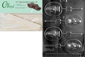 Cybrtrayd R045 Girl Communion Lolly Chocolate Candy Mold with Exclusive Cybrtrayd Copyrighted Chocolate Molding... N8